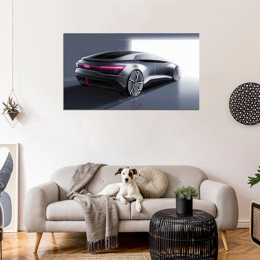 Aicon Self Driving Car High Res HD HQ Car Posters Home Decor Aesthetic Garage Man Cave For Men Boys Wall Art Poster