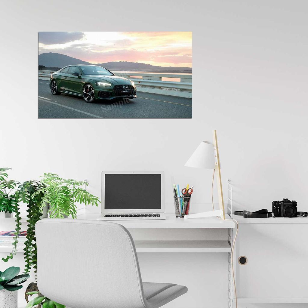 Rs5 Coupe High Res HD HQ Car Posters Home Decor Aesthetic Garage Man Cave For Men Boys Wall Art Poster
