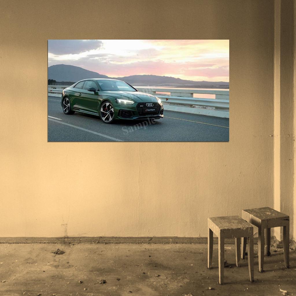 Rs5 Coupe High Res HD HQ Car Posters Home Decor Aesthetic Garage Man Cave For Men Boys Wall Art Poster