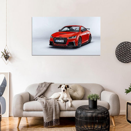 Rs Coupe Red High Res HD HQ Car Posters Home Decor Aesthetic Garage Man Cave For Men Boys Wall Art Poster