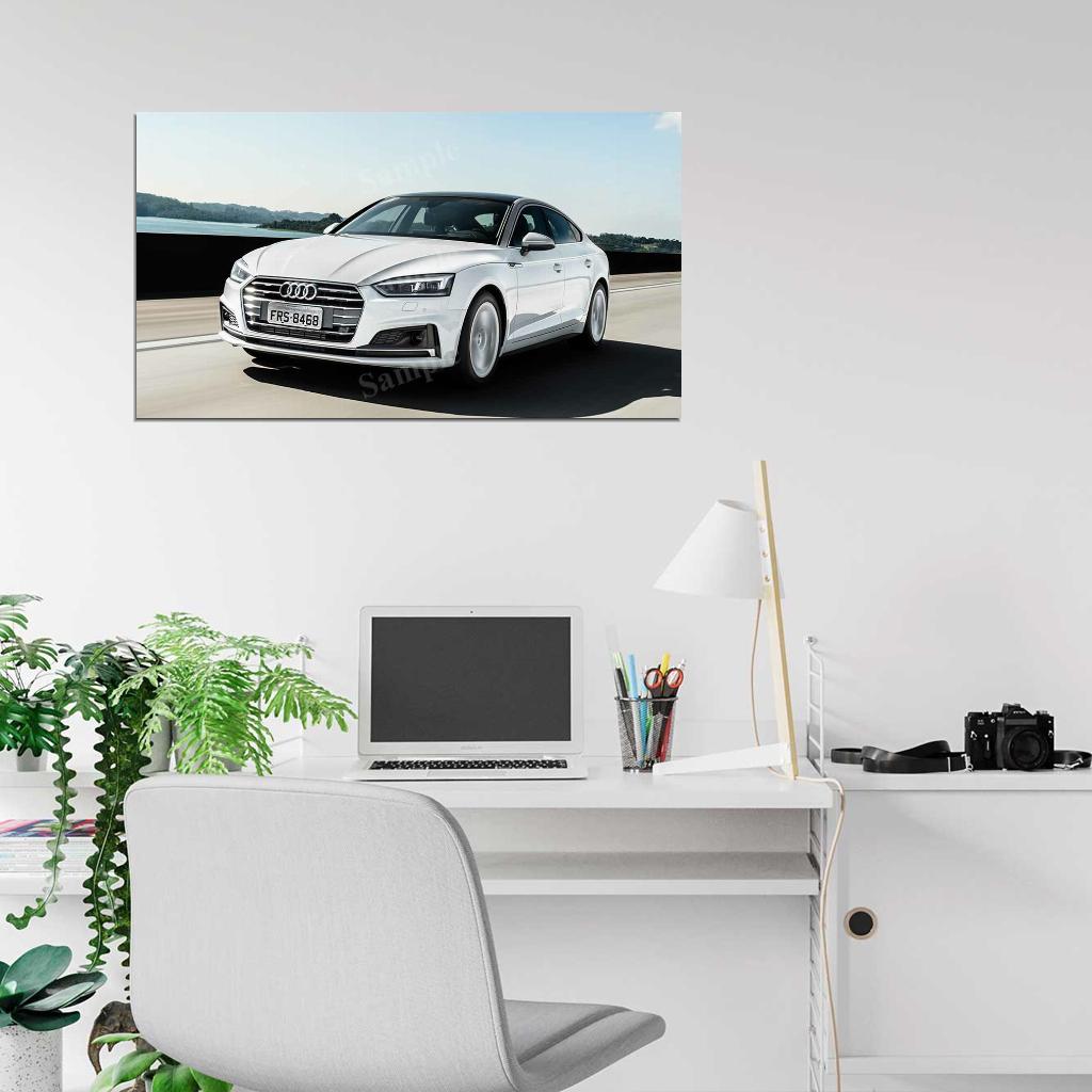 A5 Sportback Tfsi Quattro S High Res HD HQ Car Posters Home Decor Aesthetic Garage Man Cave For Men Boys Wall Art Poster
