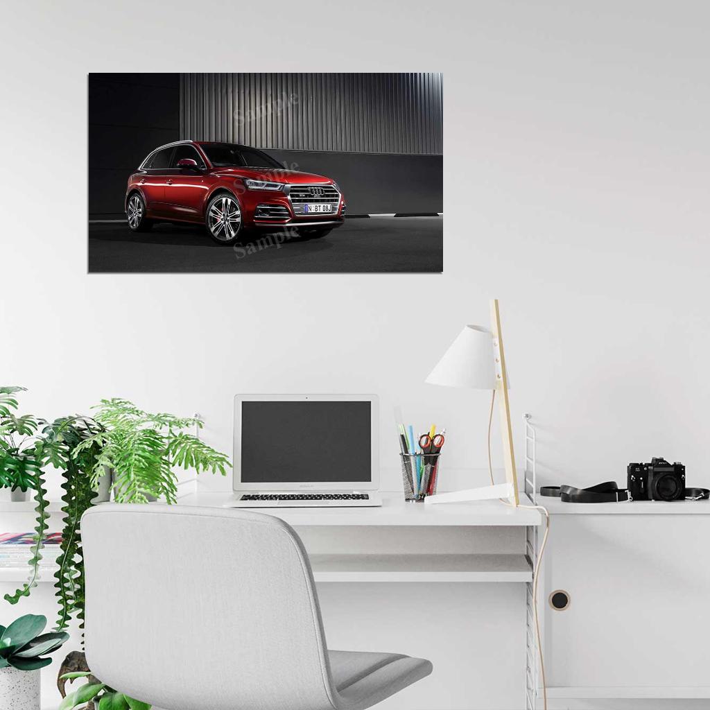 Sq5 3 Tfsi Au Spec Red High Res HD HQ Car Posters Home Decor Aesthetic Garage Man Cave For Men Boys Wall Art Poster