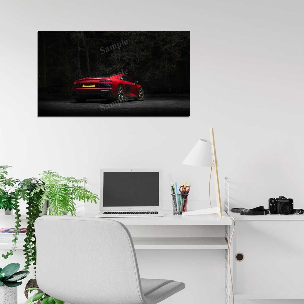 R8 V10 Performance Rwd 2022 High Res HD HQ Car Posters Home Decor Aesthetic Garage Man Cave For Men Boys Wall Art Poster