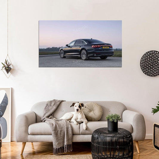 A8 L 50 Tdi Quattro S Line 2022 High Res HD HQ Car Posters Home Decor Aesthetic Garage Man Cave For Men Boys Wall Art Poster