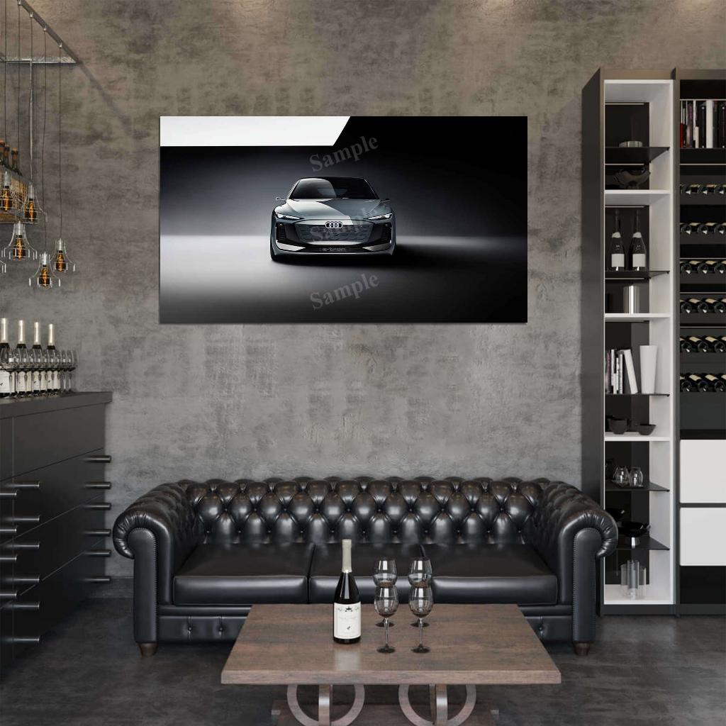 A6 Avant E Tron Concept 2022 High Res HD HQ Car Posters Home Decor Aesthetic Garage Man Cave For Men Boys Wall Art Poster