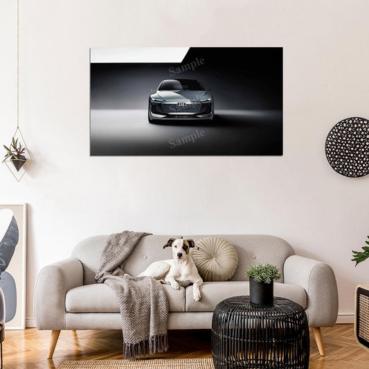 A6 Avant E Tron Concept 2022 High Res HD HQ Car Posters Home Decor Aesthetic Garage Man Cave For Men Boys Wall Art Poster