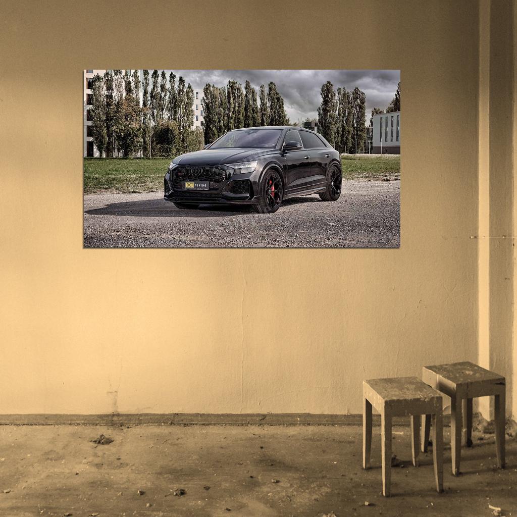 Oct Tuning Rs Q8 2022 High Res HD HQ Car Posters Home Decor Aesthetic Garage Man Cave For Men Boys Wall Art Poster
