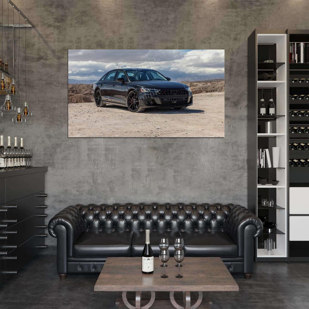 S8 2022 High Res HD HQ Car Posters Home Decor Aesthetic Garage Man Cave For Men Boys Wall Art Poster