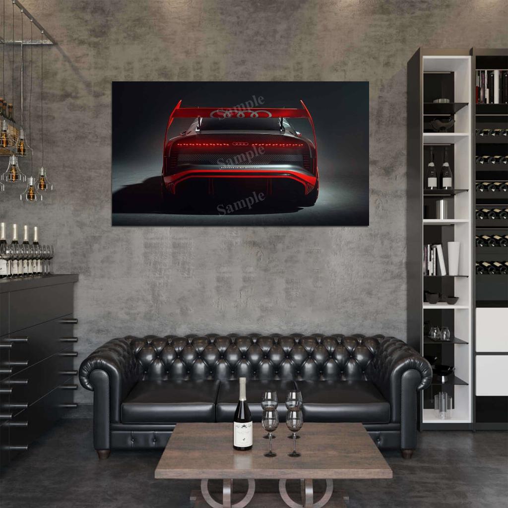 S1 E Tron Quattro Hoonitron 2022 High Res HD HQ Car Posters Home Decor Aesthetic Garage Man Cave For Men Boys Wall Art Poster
