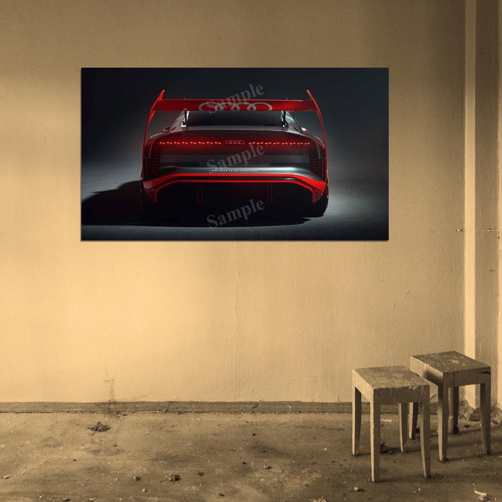S1 E Tron Quattro Hoonitron 2022 High Res HD HQ Car Posters Home Decor Aesthetic Garage Man Cave For Men Boys Wall Art Poster