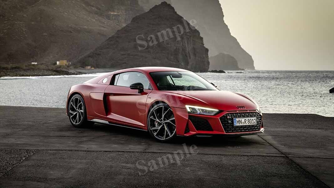 R8 V10 Performance Rwd 2021 High Res HD HQ Car Posters Home Decor Aesthetic Garage Man Cave For Men Boys Wall Art Poster