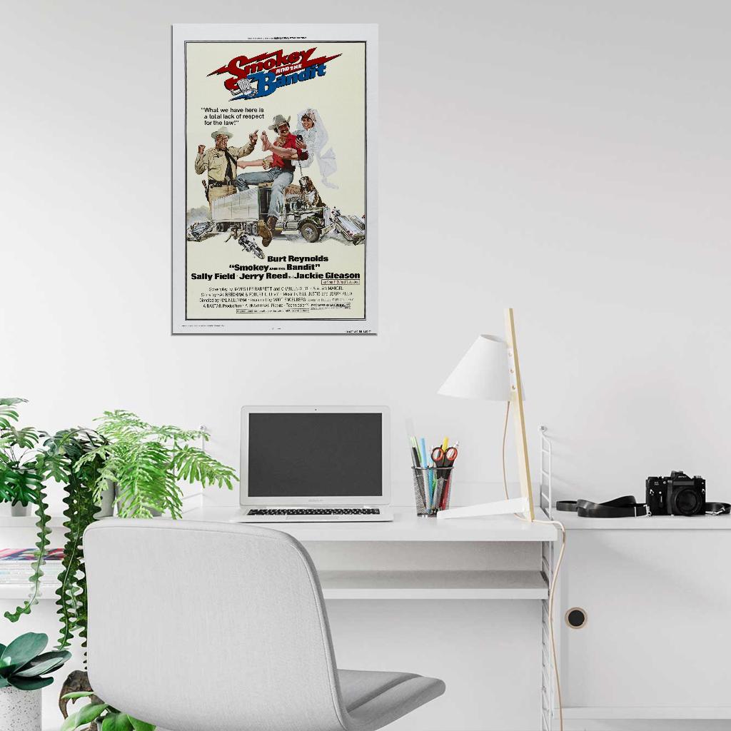 SMOKEY AND THE BANDIT 70 s Film Retro Movie Vintage Wall Poster