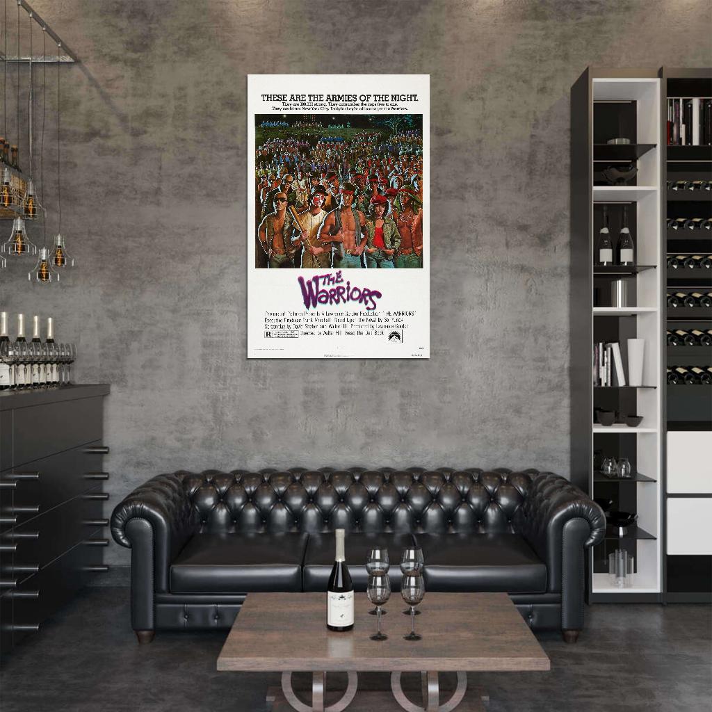 THE WARRIORS 1979 Cult Film NYC Film Retro Movie Vintage Wall Poster