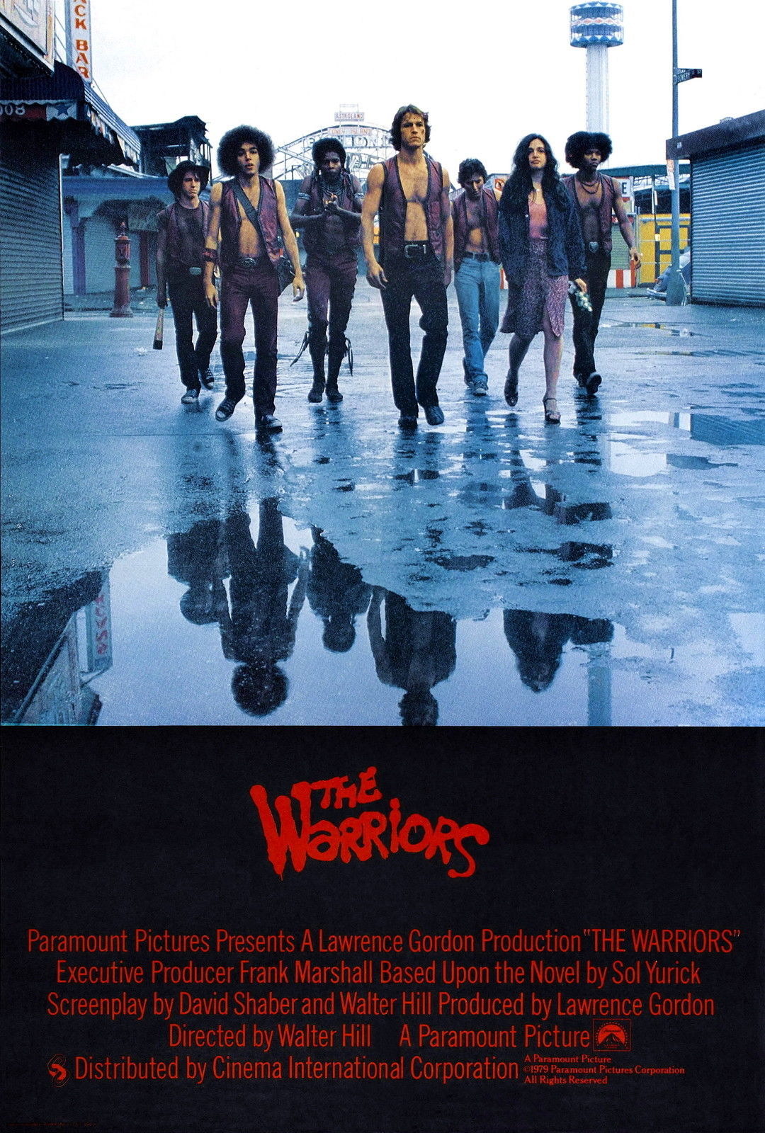 THE WARRIORS 1979 Cult Film NYC Film Retro Movie Vintage Wall Poster