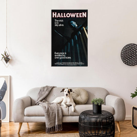 HALLOWEEN 1978 Michael Myers Slasher Film Retro Movie Vintage Wall Poster