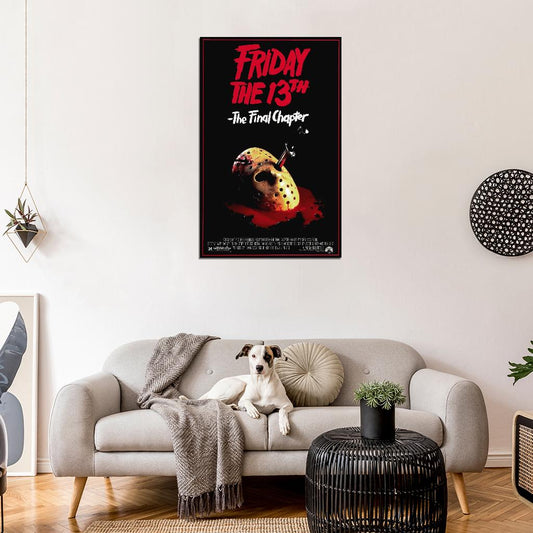 FRIDAY THE 13TH THE FINAL CHAPTER Jason Vorhees Film Retro Movie Vintage Wall Poster