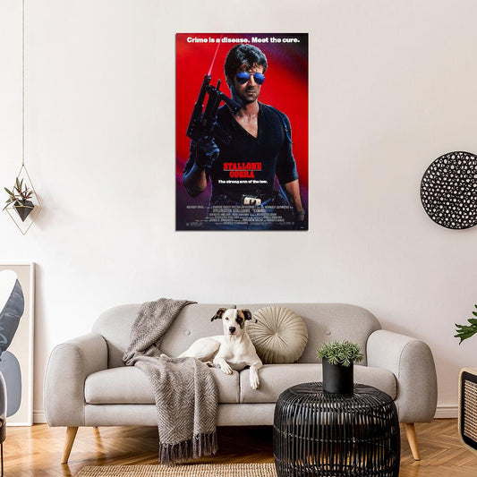 COBRA 1986 Stallone Rocky Rambo Film Retro Movie Vintage Wall Poster
