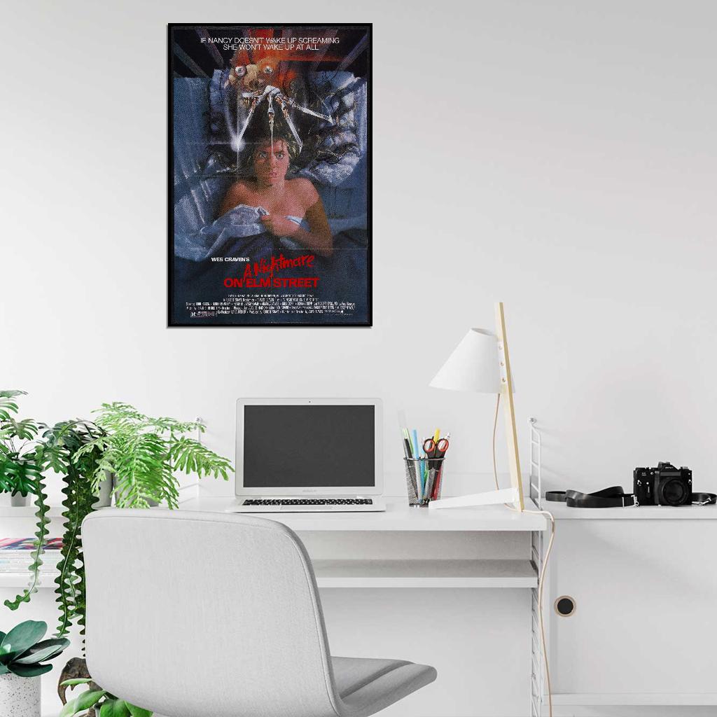 A NIGHTMARE ON ELM STREET 80's VHS Art Film Retro Movie Vintage Wall Poster