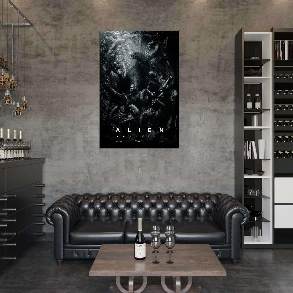 Alien: Covenant 2017 Science Fiction Film Retro Movie Vintage Wall Poster