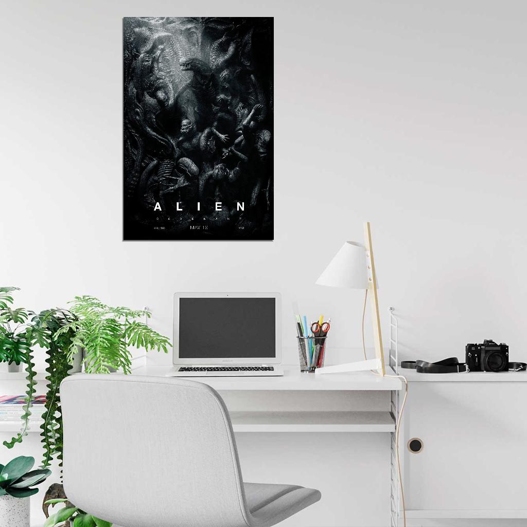 Alien: Covenant 2017 Science Fiction Film Retro Movie Vintage Wall Poster