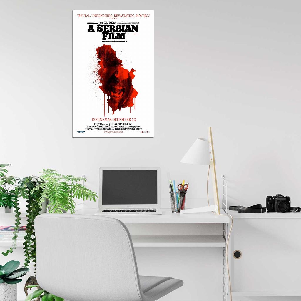 A SERBIAN FILM Milos Film Retro Movie Vintage Wall Poster