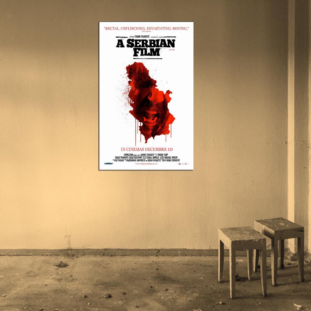A SERBIAN FILM Milos Film Retro Movie Vintage Wall Poster