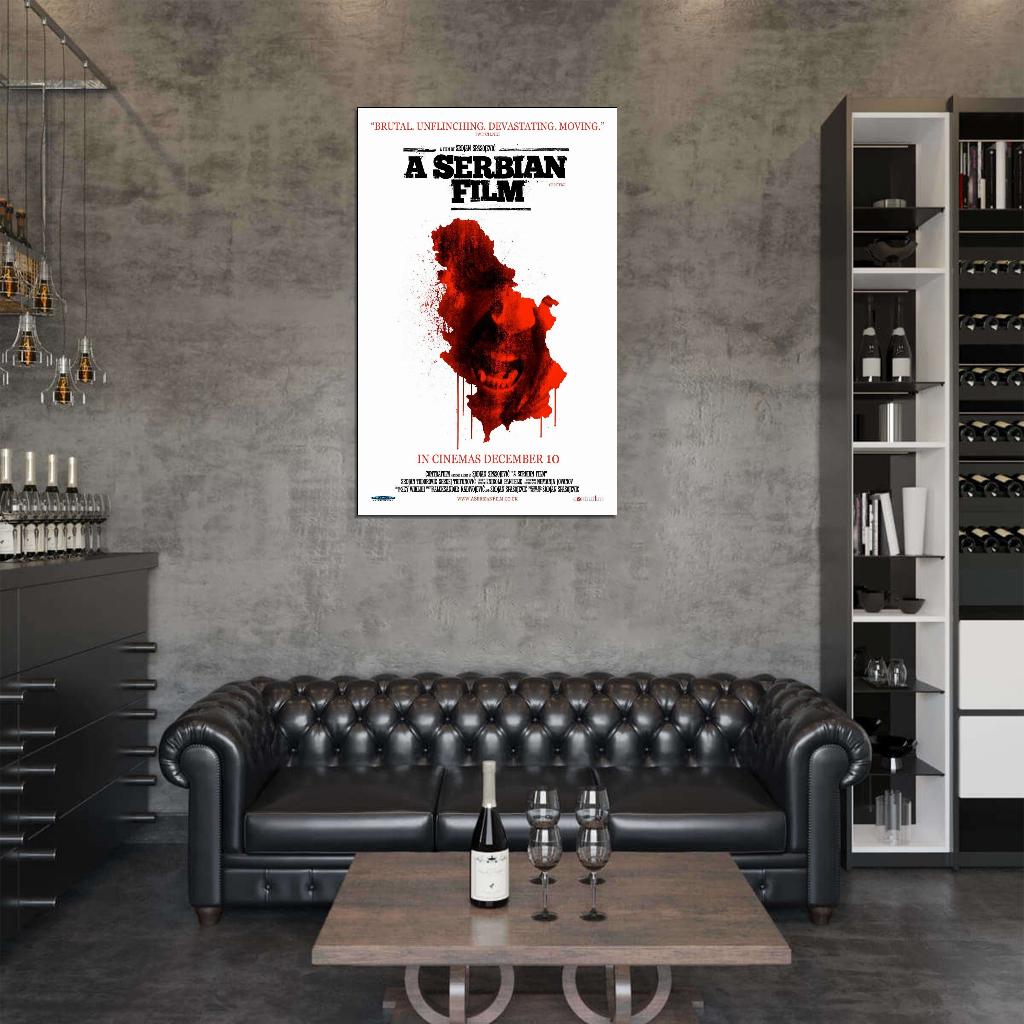 A SERBIAN FILM Milos Film Retro Movie Vintage Wall Poster