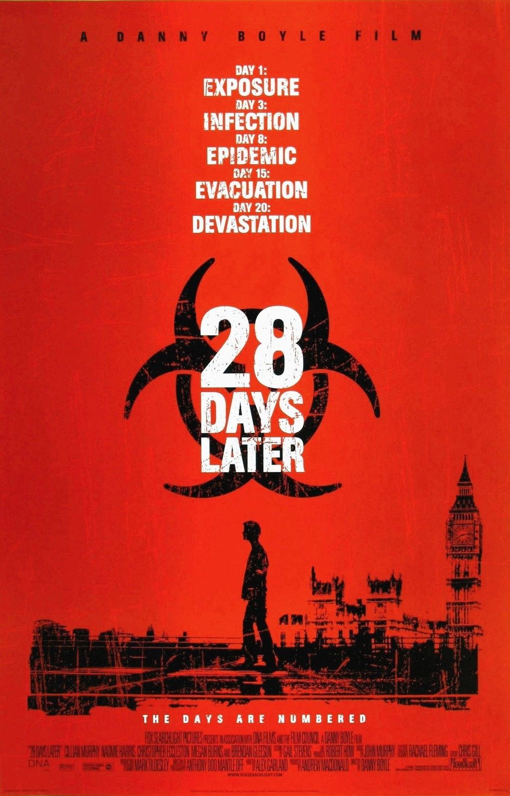 28 DAYS LATER Horror Zombie Film Retro Movie Vintage Wall Poster