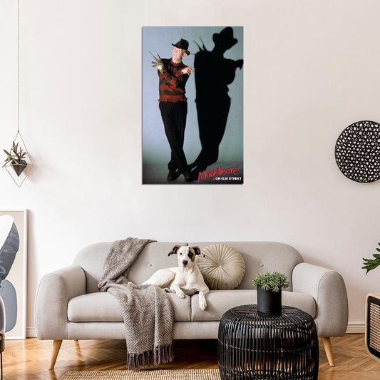 A NIGHTMARE ON ELM STREET Freddy Kruger Film Retro Movie Vintage Wall Poster