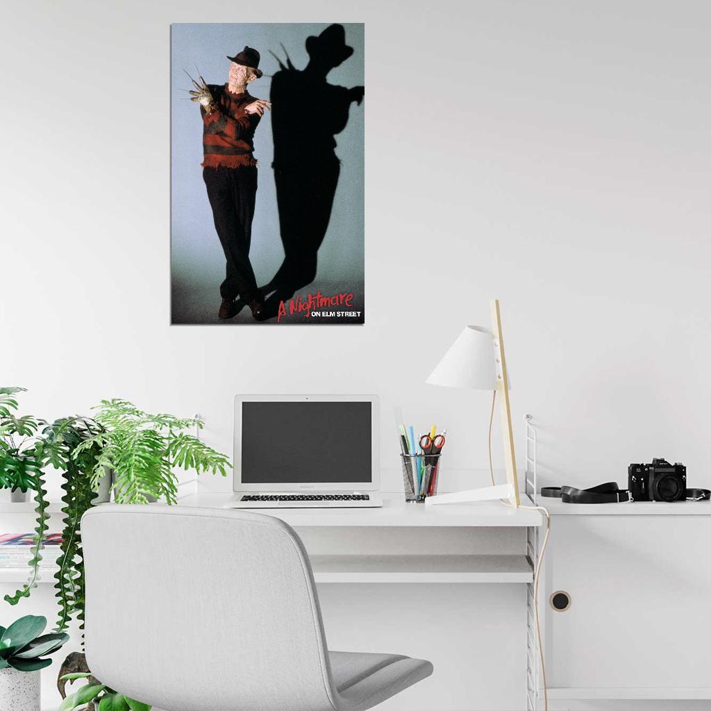 A NIGHTMARE ON ELM STREET Freddy Kruger Film Retro Movie Vintage Wall Poster
