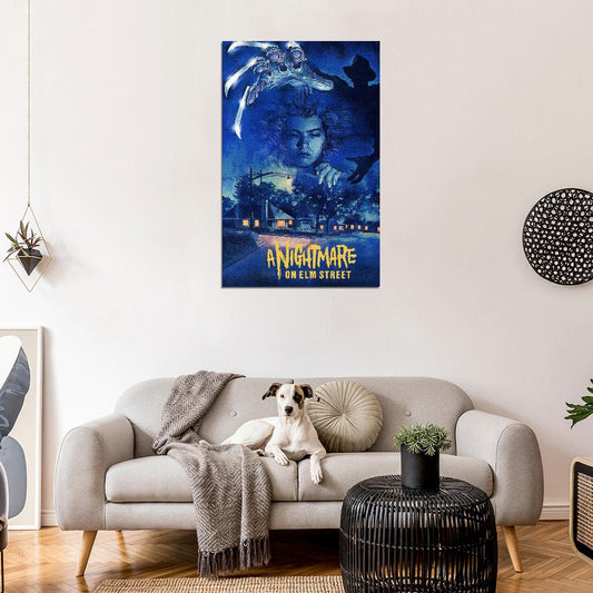 A NIGHTMARE ON ELM STREET Freddy Krueger Film Retro Movie Vintage Wall Poster