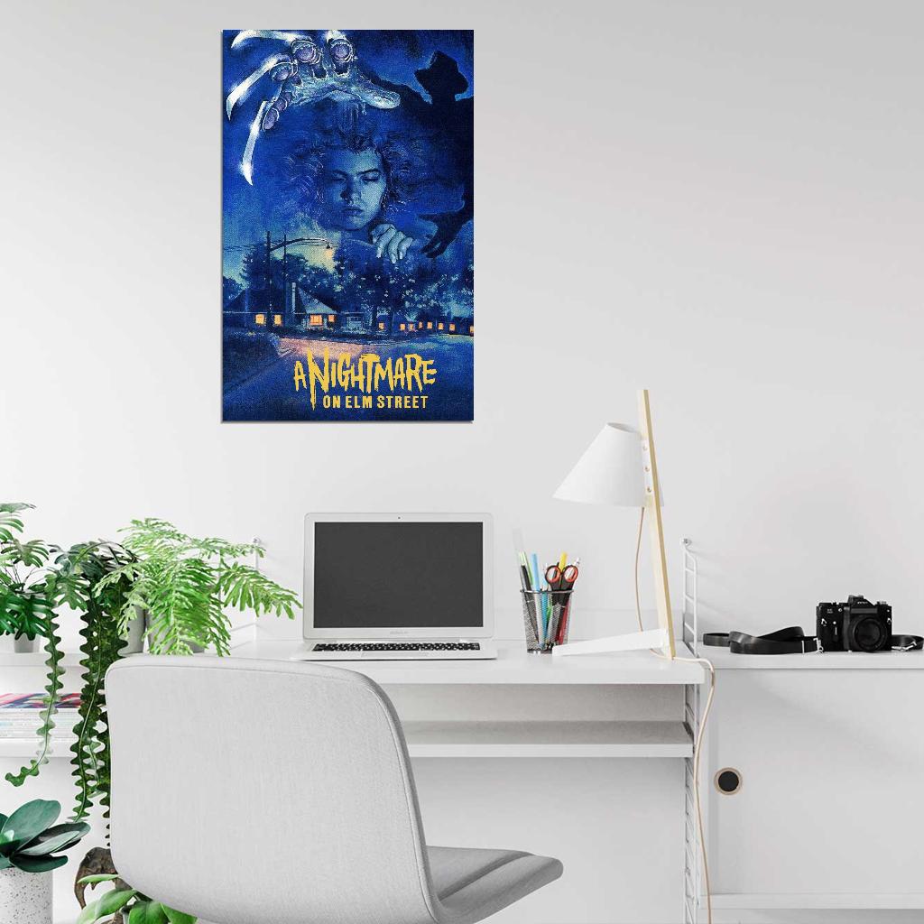 A NIGHTMARE ON ELM STREET Freddy Krueger Film Retro Movie Vintage Wall Poster
