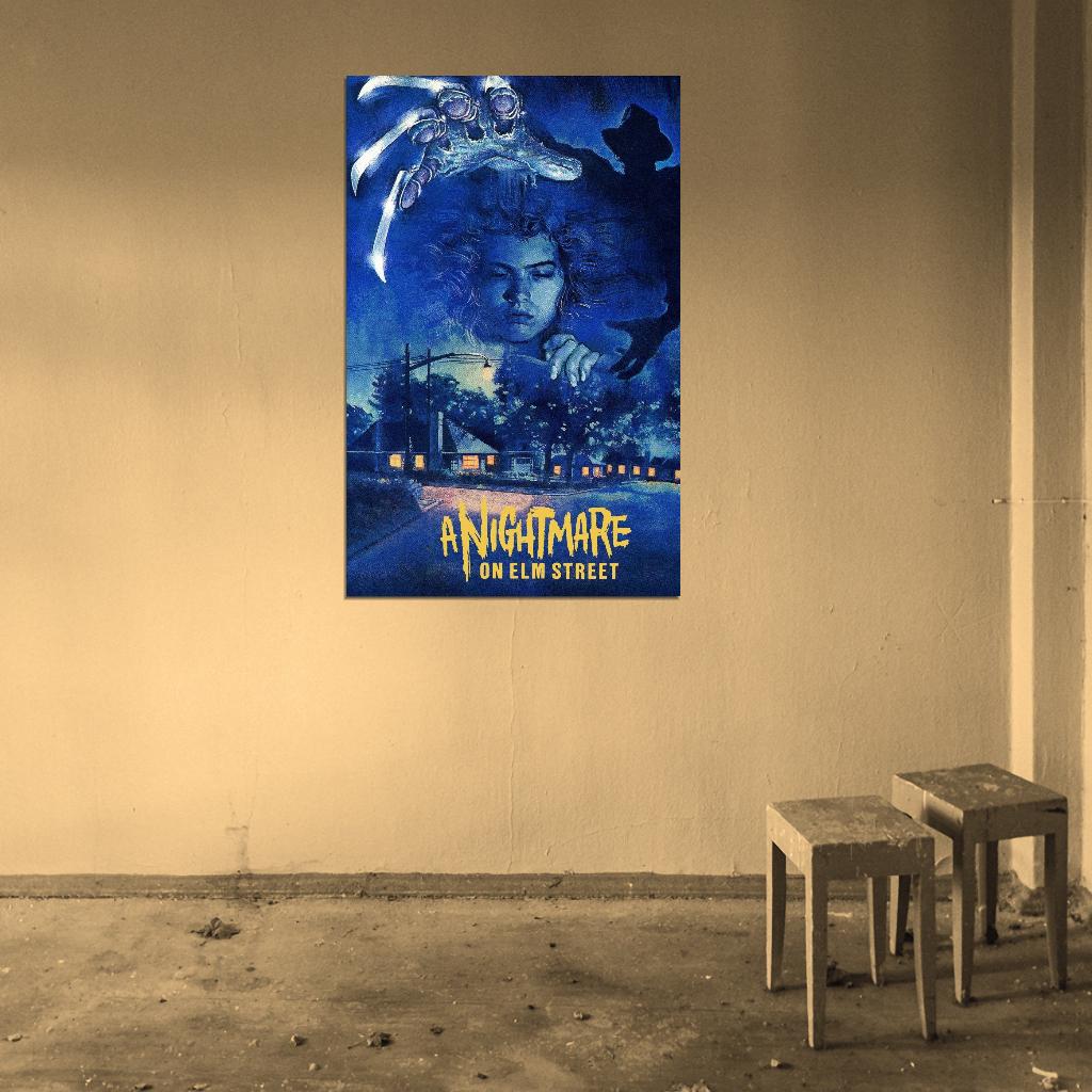 A NIGHTMARE ON ELM STREET Freddy Krueger Film Retro Movie Vintage Wall Poster