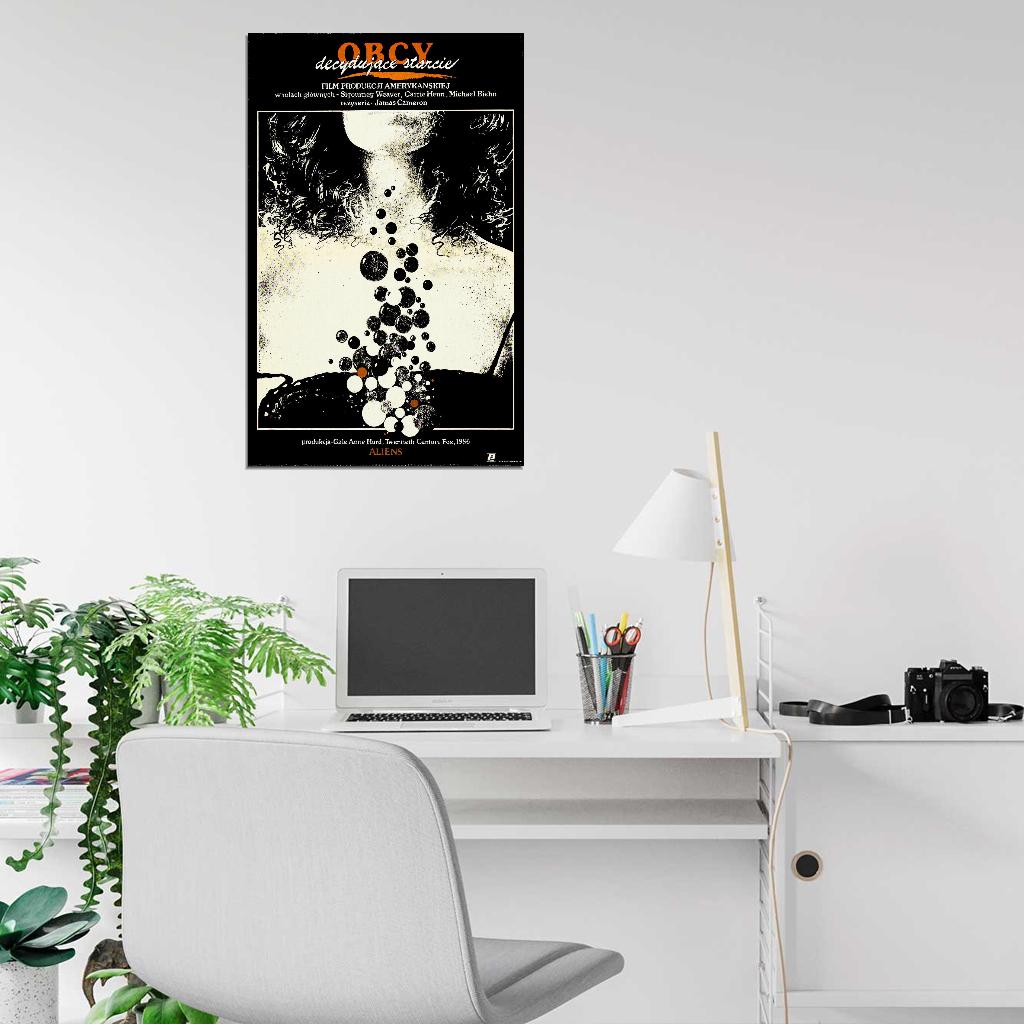 ALIEN Sci Fi Horror Czech Polish Rare Art Film Retro Movie Vintage Wall Poster