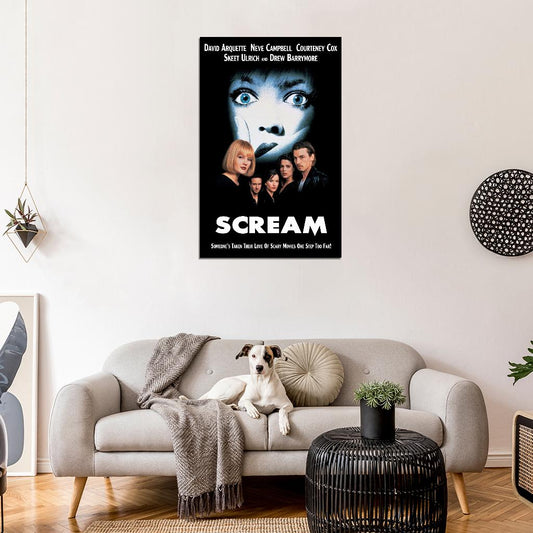 SCREAM Horror Wes Craven Film Retro Movie Vintage Wall Poster
