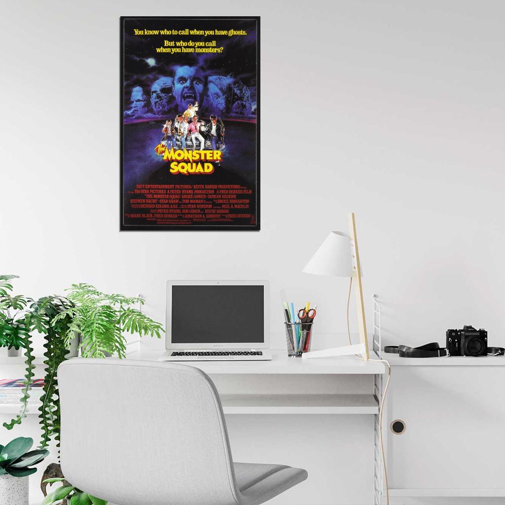 The Monster Squad 1987 Fantasy Action Classic Film Retro Movie Vintage Wall Poster