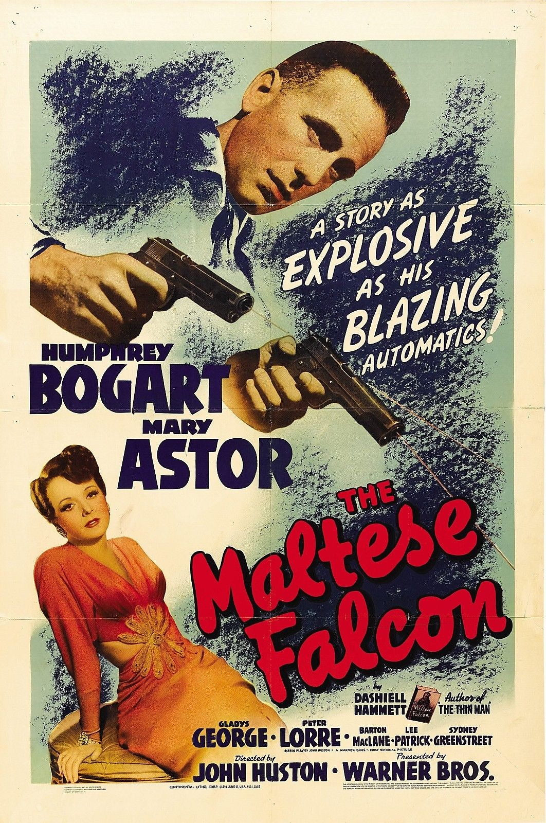 THE MALTESE FALCON Film Retro Movie Vintage Wall Poster