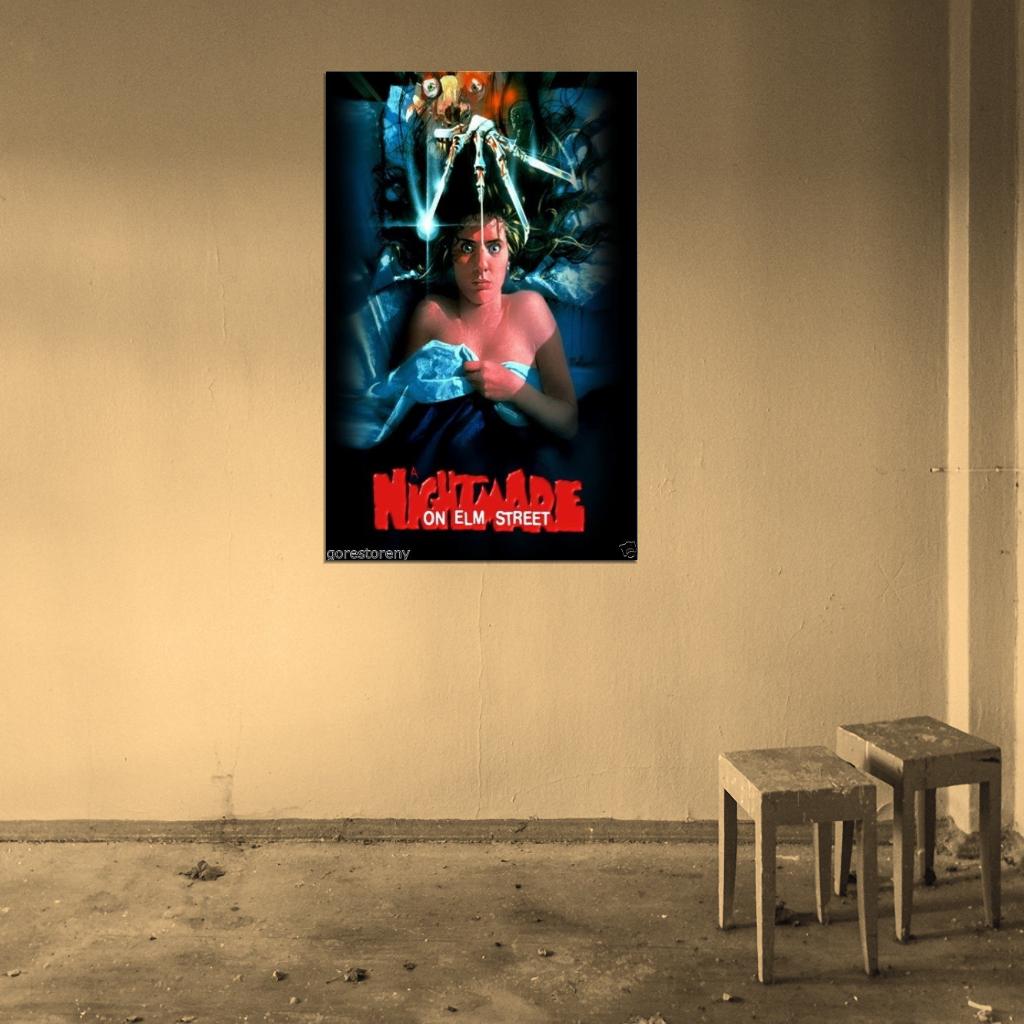 A NIGHTMARE ON ELM STREET Freddy Krueger Film Retro Movie Vintage Wall Poster