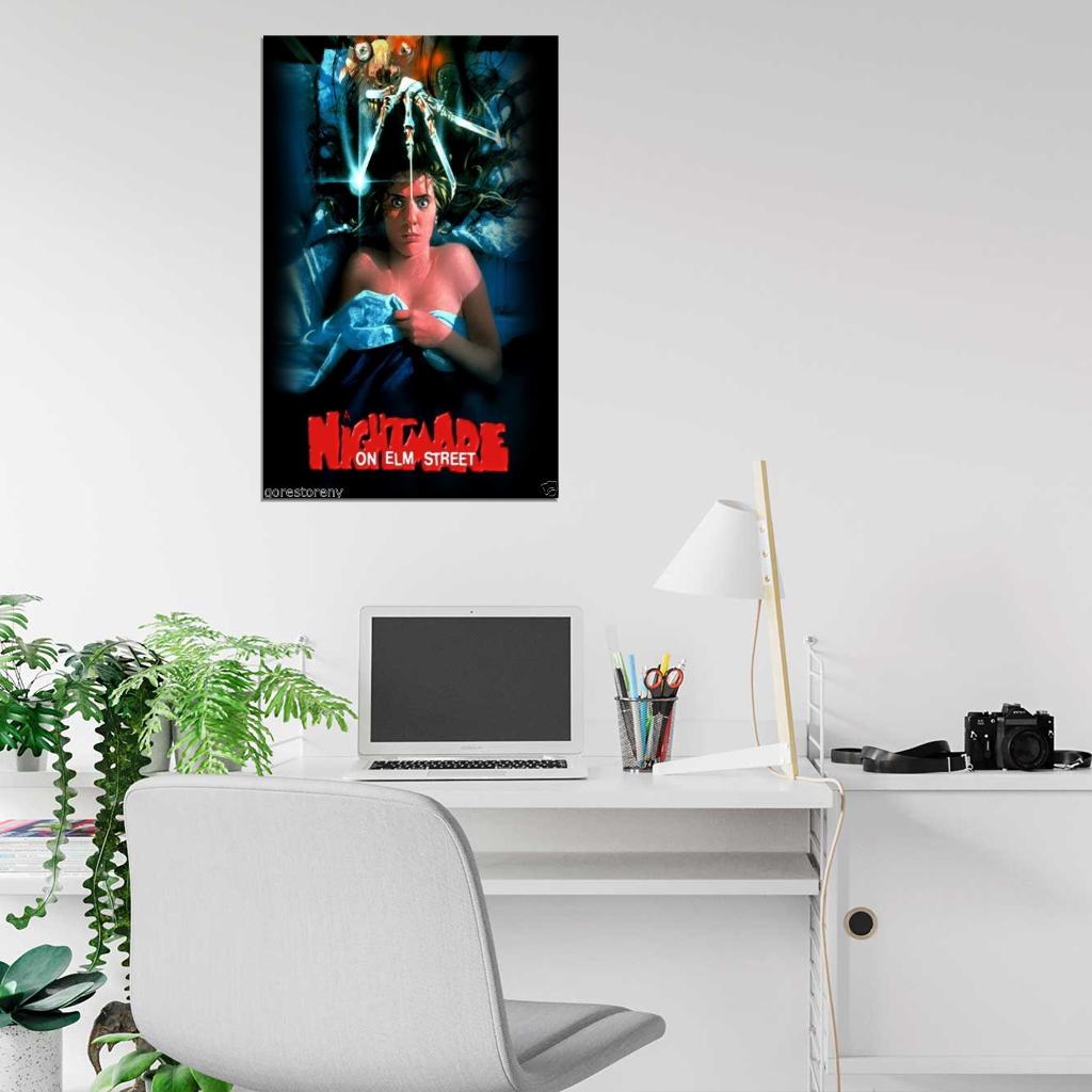 A NIGHTMARE ON ELM STREET Freddy Krueger Film Retro Movie Vintage Wall Poster