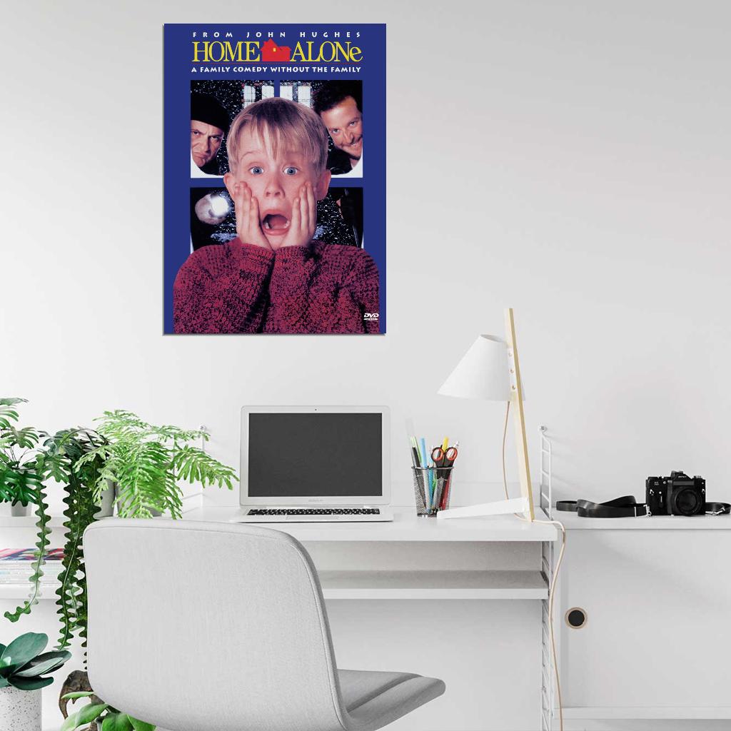 HOME ALONE Comedy Film Retro Movie Vintage Wall Poster