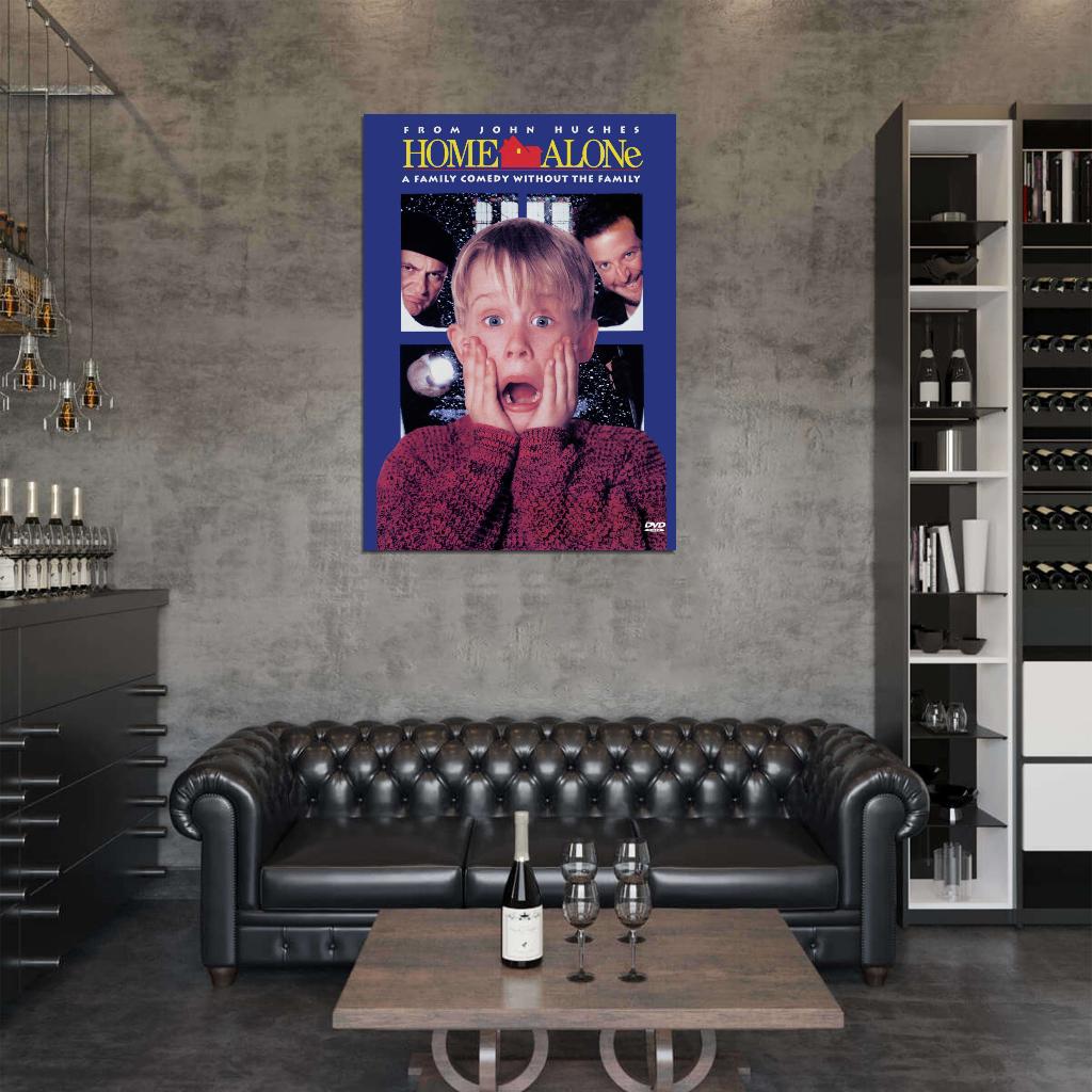 HOME ALONE Comedy Film Retro Movie Vintage Wall Poster