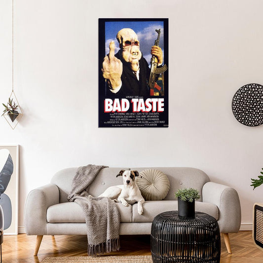 BAD TASTE Horror Gore Film Retro Movie Vintage Wall Poster