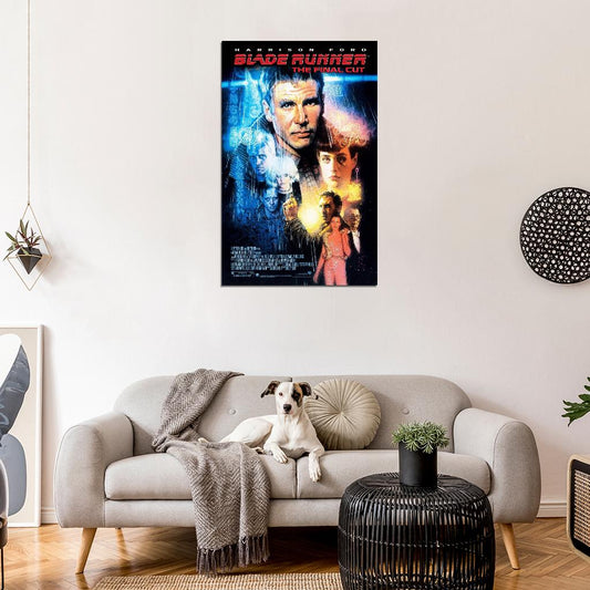 BLADE RUNNER Sci Fi Film Retro Movie Vintage Wall Poster