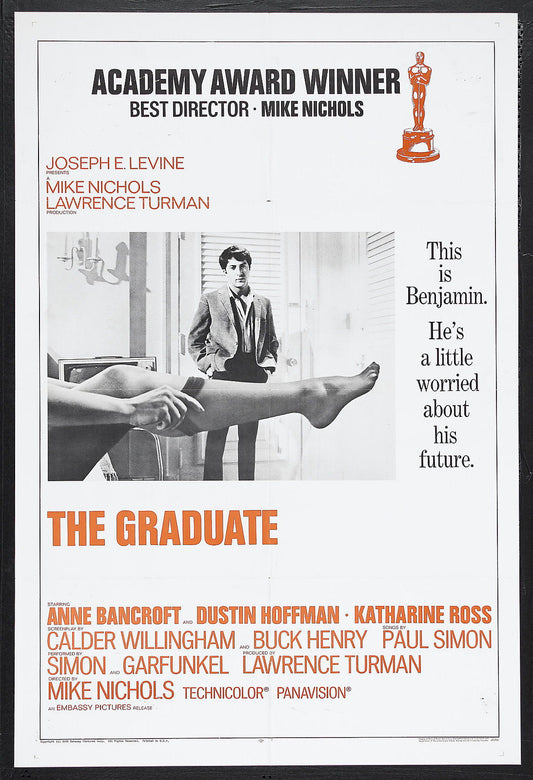 THE GRADUATE 1967 Film Retro Movie Vintage Wall Poster