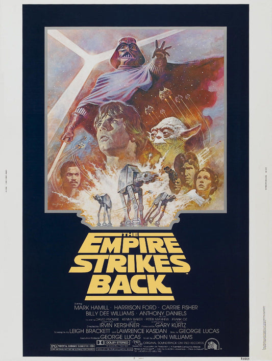 STAR WARS EMPIRE STRIKES BACK Rare Film Retro Movie Vintage Wall Poster