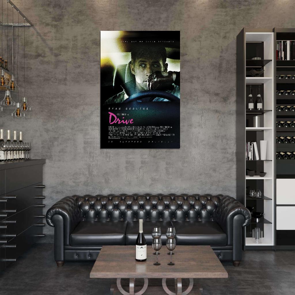 DRIVE 2011 Film Retro Movie Vintage Wall Poster