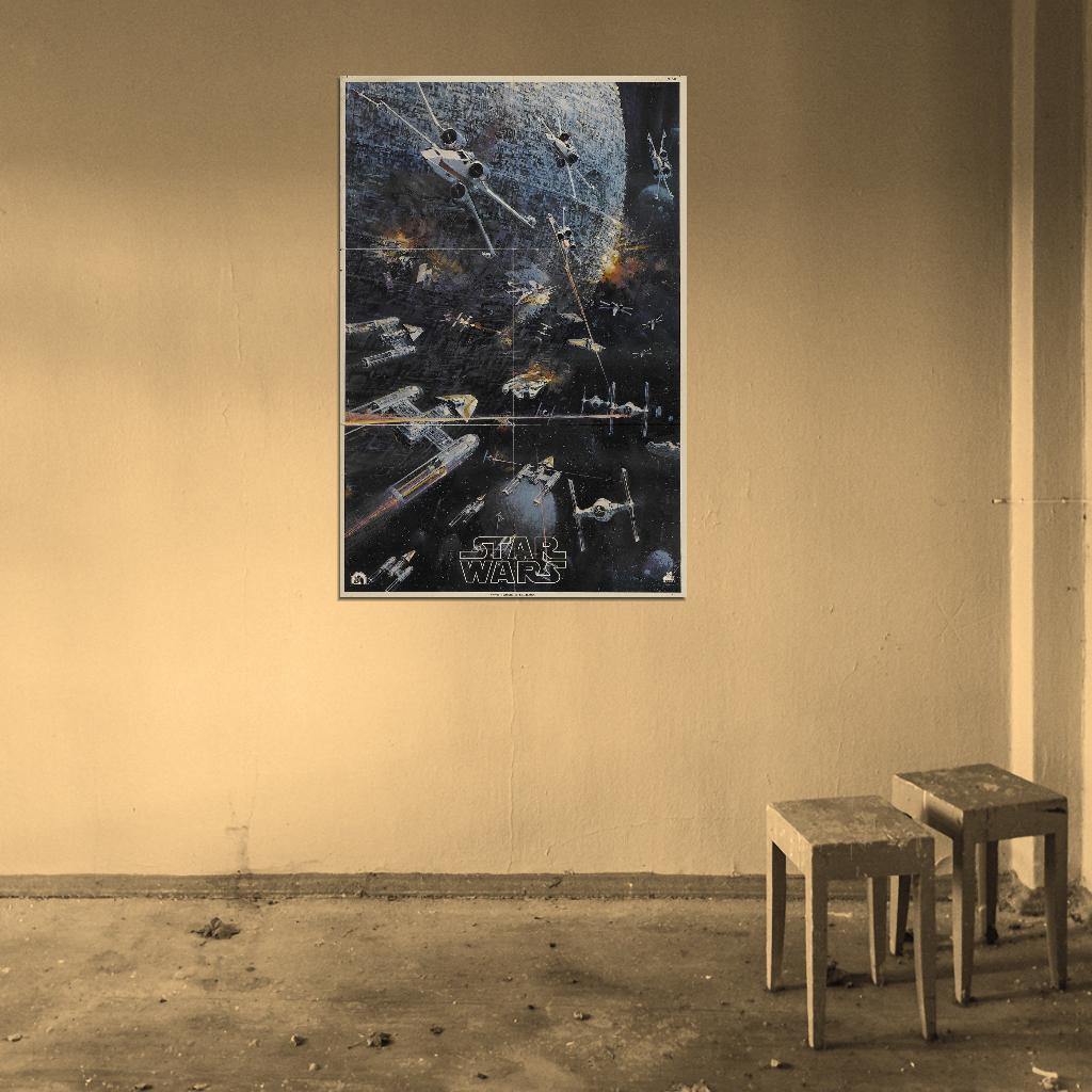 STAR WARS Darth Vader Jedi Empire Skywalker Film Retro Movie Vintage Wall Poster