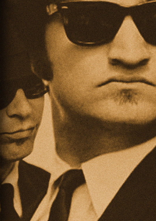 THE BLUES BROTHERS Dan Akroyd John Belushi SNL Film Retro Movie Vintage Wall Poster