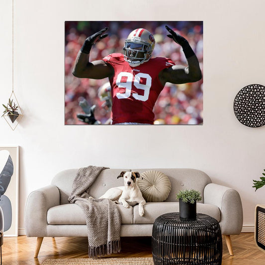 Aldon Smith Football Sport Wall Art Print Poster