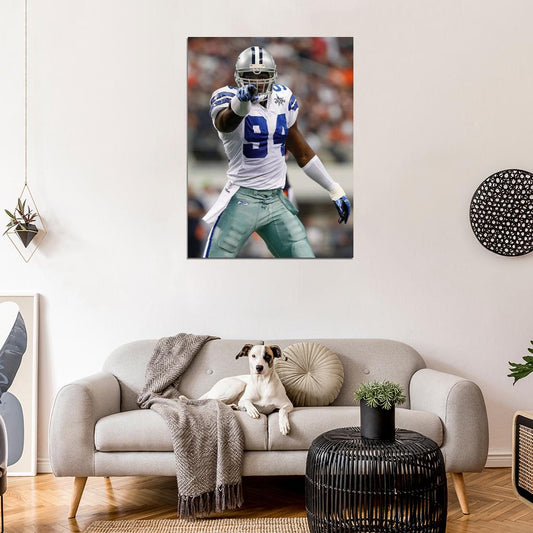 DeMarcus Ware Football Sport Wall Art Print Poster